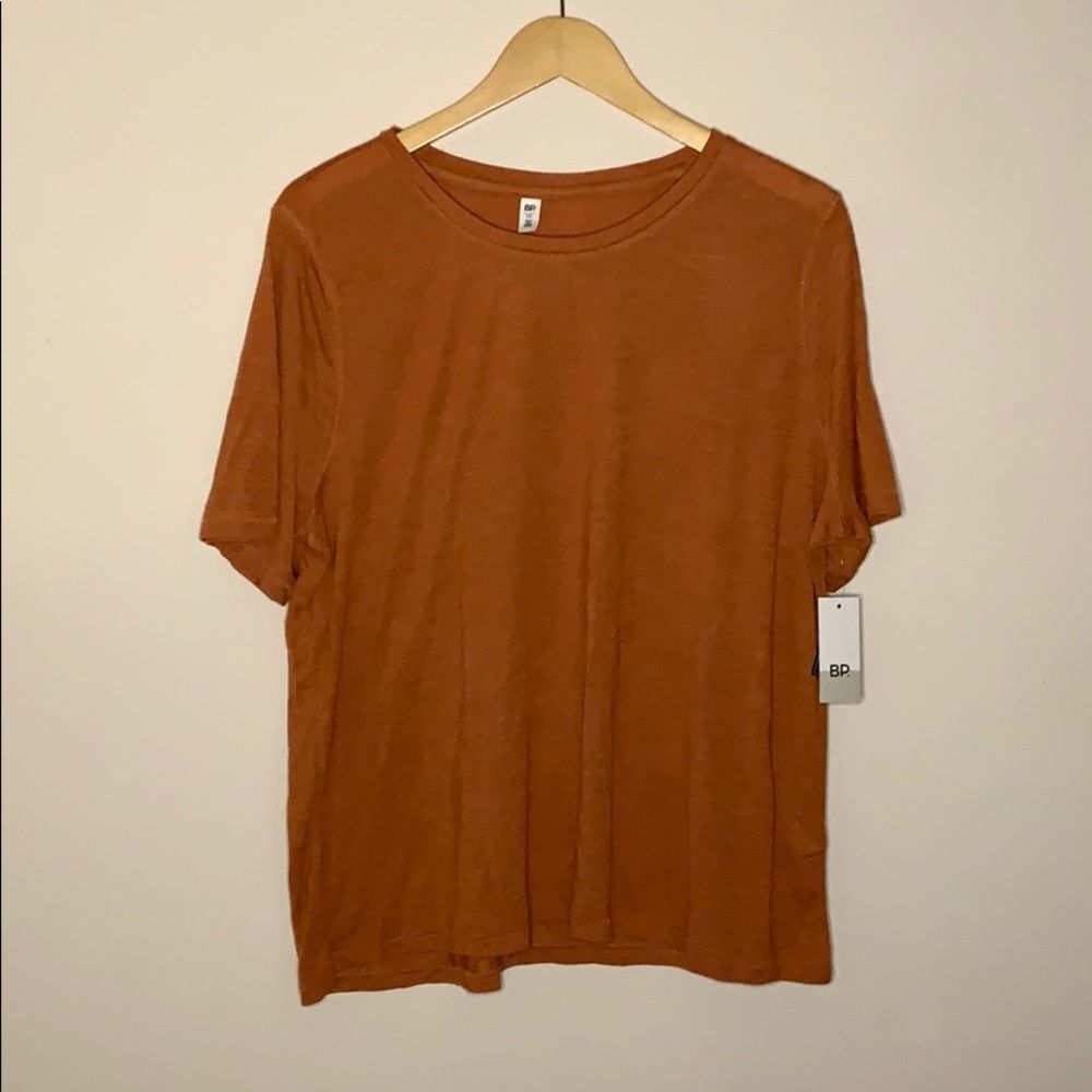 BP Plus Size Rust Orange Tee
